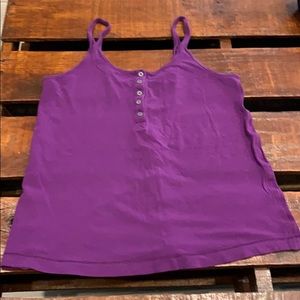 Lululemon button stretch tank